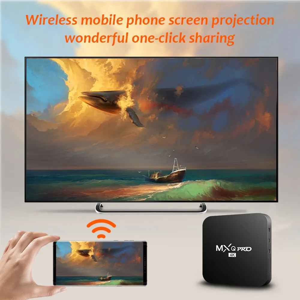 Tv Box - Mxq Pro Android 11.1 4K - Wifi 5G - 1Gb Ram - 8Gb Rom