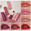 6 Colors Nude Matte Lipstick Waterproof Velvet Lipsticks Sexy Red Brown Pigments Makeup Long Lasting Profissional Lips Cosmetics