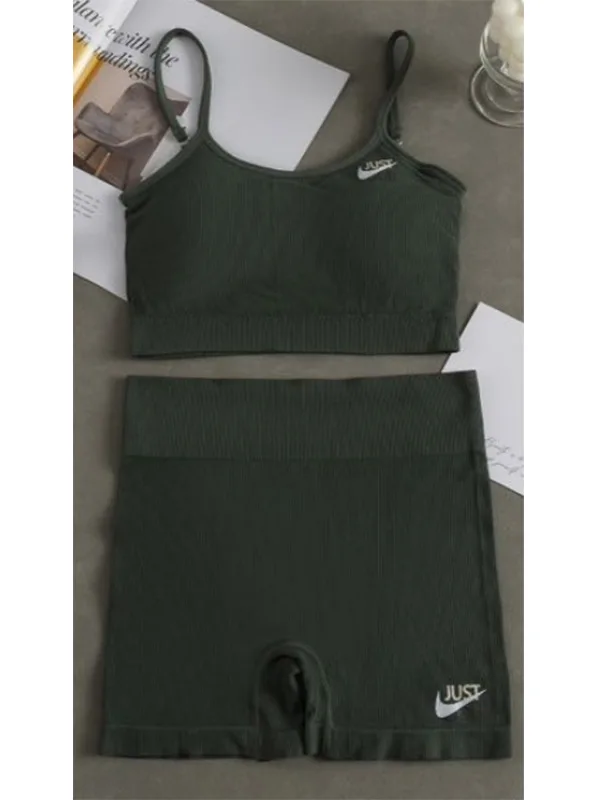 بدلة يوجا نسائية جديدة رائعة مع وسادة صدر، سترة صي...