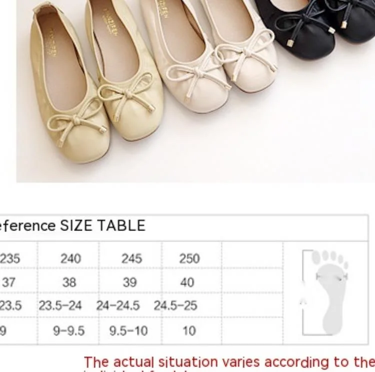 Comfortable Flat Shoes With Bow For Women Spring And Summer_voghion.com