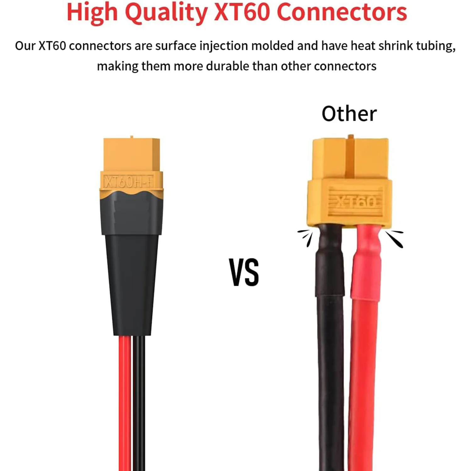 XT60 Y-Splitter Kabel 15cm - Parallel Adapter Für RC LiPo Akkus & Drohnen