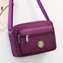 Women's Crossbody Purse: Durable Multi - Pocket Shoulder Bag with Adjustable Strap (PURPLE)