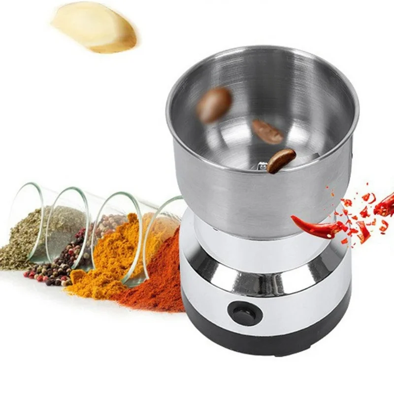 Portable Electric Grinder 220V for Salt Black Pepper Spice Coffee  Multifunctional Machine Crusher Food Processor Kitchen Faucet - AliExpress