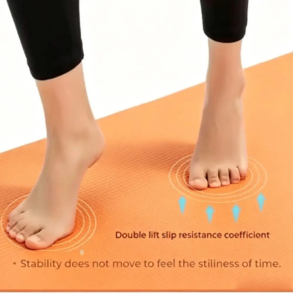 Premium Non-Slip Yoga Mat for Women - Thick Fitness Cushion for Home Gym and Travel Workouts
