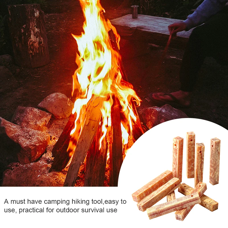 Natural Fatwood Fire Starter Stick for Outdoor and Emergency Use