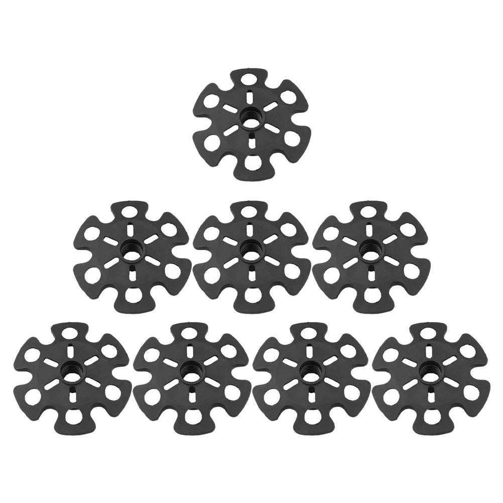 

8pcs Outdoor Climbing Trekking Pole Tips Snowflake Disk Walking Stick Baskets