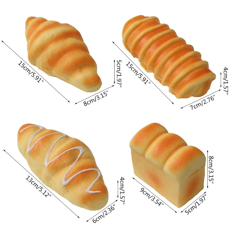Artificial Bread Fake Bread Simulation For Home Decoration food model,food photography props,bread food model