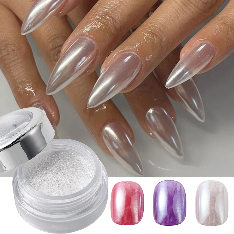 Nail Decoration Nail Decorations Nail Powder Nail Pigment Nail Glitter Nail Powder Set Pearl Powder Shell Rubbing Chrome Dust Nail Art Glitter