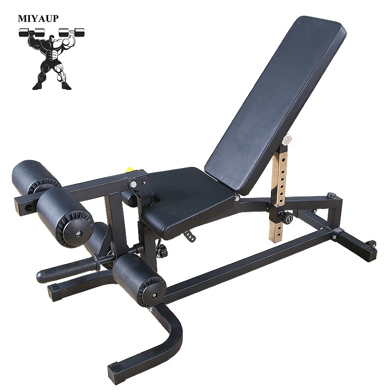 MIYAUP Leg Extension Adjustable Dumbbell Bird Abdominal Muscle Board, Priest Chair Thigh Bench