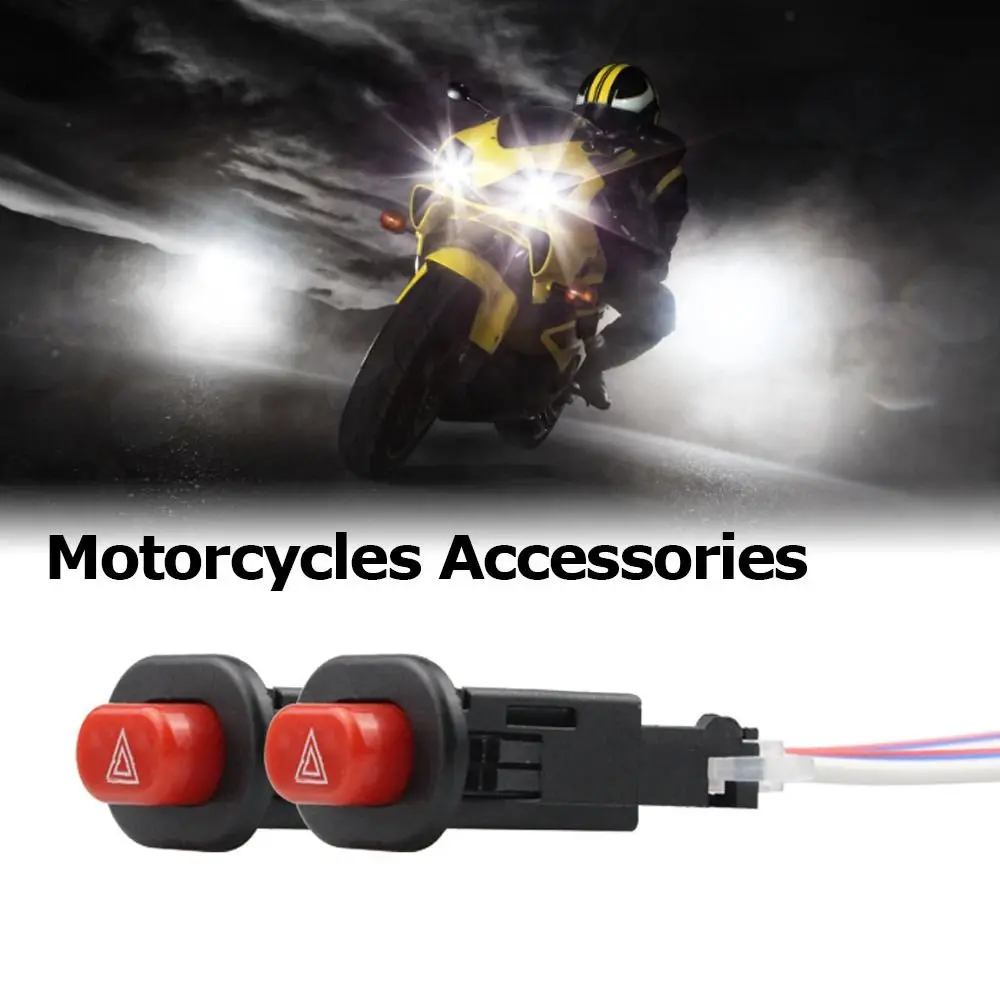 Signal Light Switch Motorcycle Emergency Light Button Double Flash