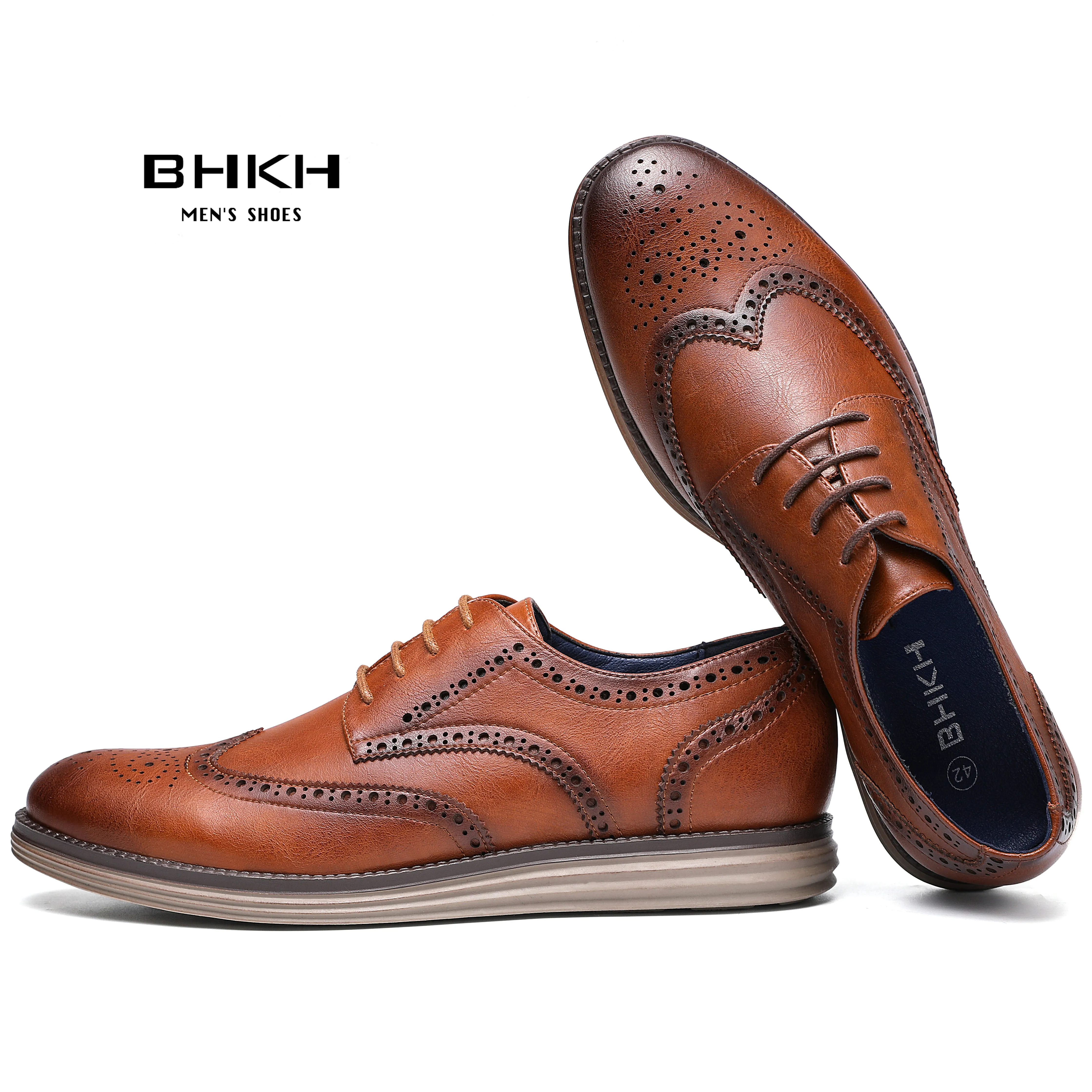 Autumn Man Dress Shoes Genuine Leather Lace-up Men Casual Shoes Smart Business Office work Footwear