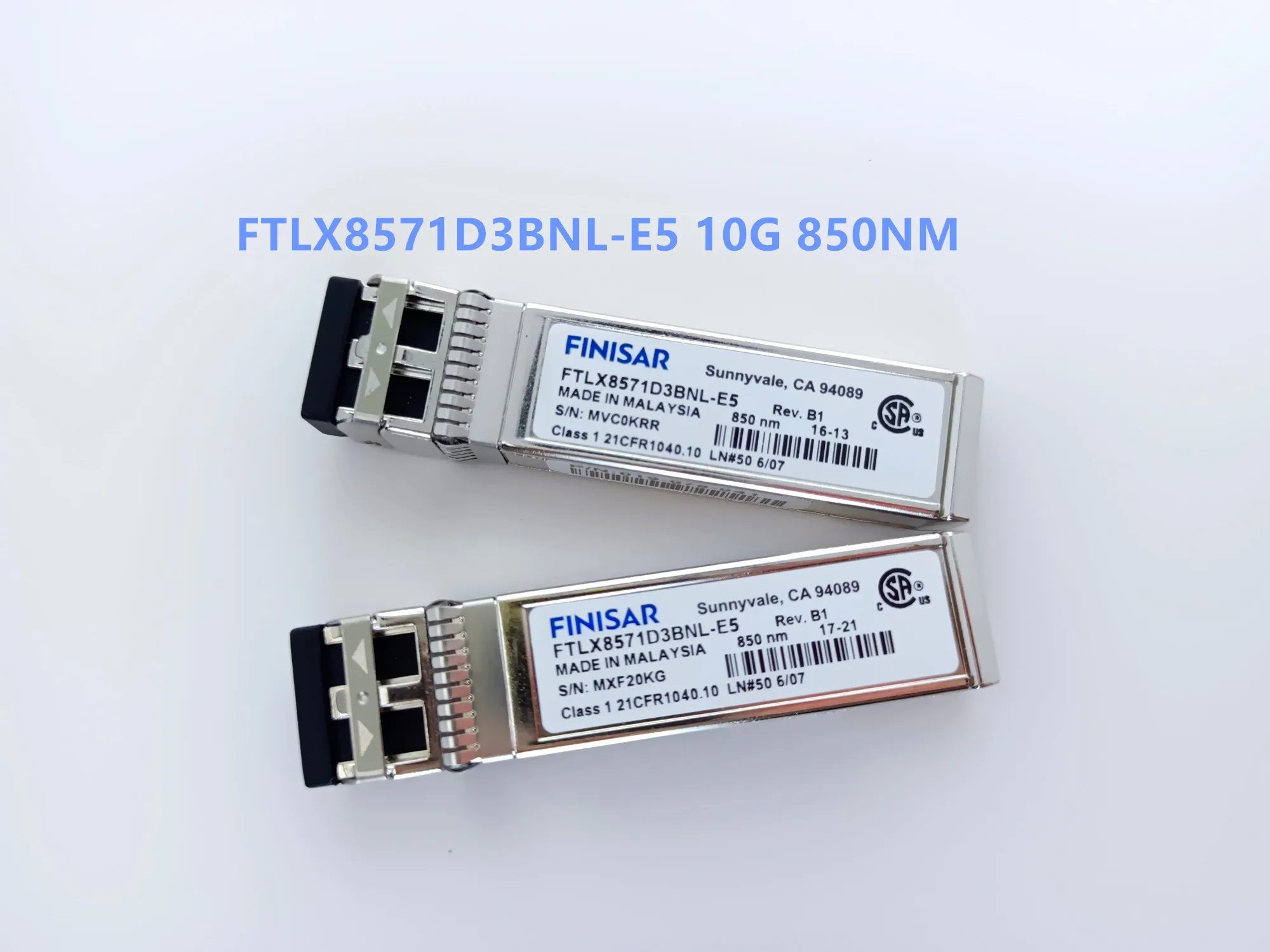 1PCS Finisar Fiber Transceiver Module 10G SFP 850NM Optical FTLX8571D3BCL FTLX8571D3BNL-E5 FTLX8571D3BCL-EM FTLX8574D3BCL FTLX8574D3BNL-E5