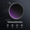 NEEWER 67mm ND2-400 Variable ND Filter with Lens Cap, Lanyard, Cleaning Cloth, Precise Neutral Density Adjustment Optical Glass 5