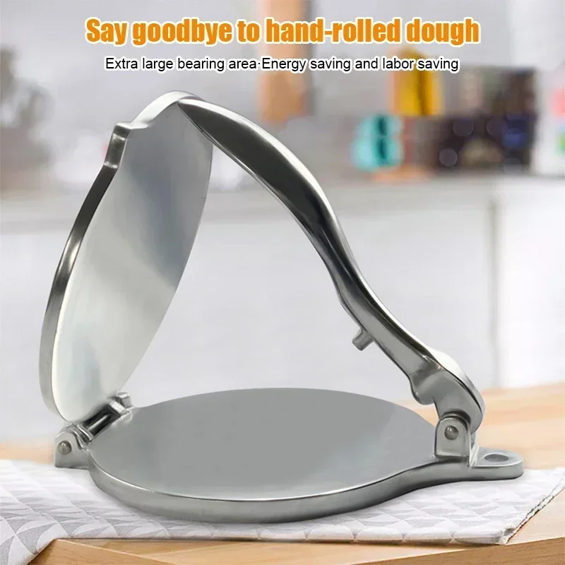 Tortilla Press 1pc Tortilla Press Maker Aluminium Alloy Manual Corn Tortillas Dough Pressing Tools Kitchen Bakeware Cooking Accessories