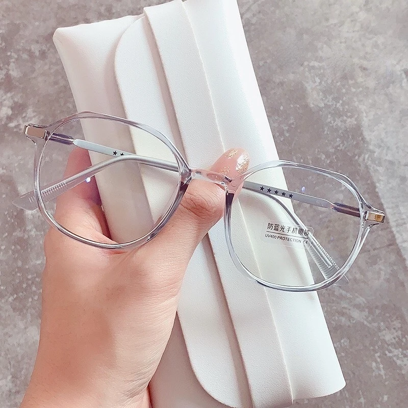 Myopia Glasses Women Transparent Computer Glasses Anti Blue Light Eye Glasses for Men Girls Clear Shortsighted Eyewear 0 To -600 5
