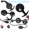 Super Large Inflatable Huge Big Anal Plug Max 12cm Dildo Pump Anal Dilator Expandable No Vibrator Butt Plug Anal Balls Sex Toys 1
