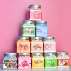 Shea Butter Exfoliating Body Scrub Skincare Exfoliant Cream for Body Bath Salt Back Foot Hand Body Exfoliator Skin Care Products