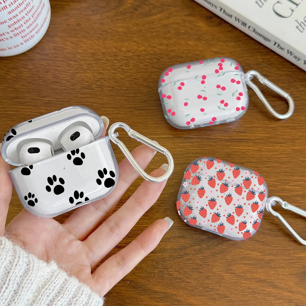 Strawberry Protective Cover for Airpods Earphone Case
