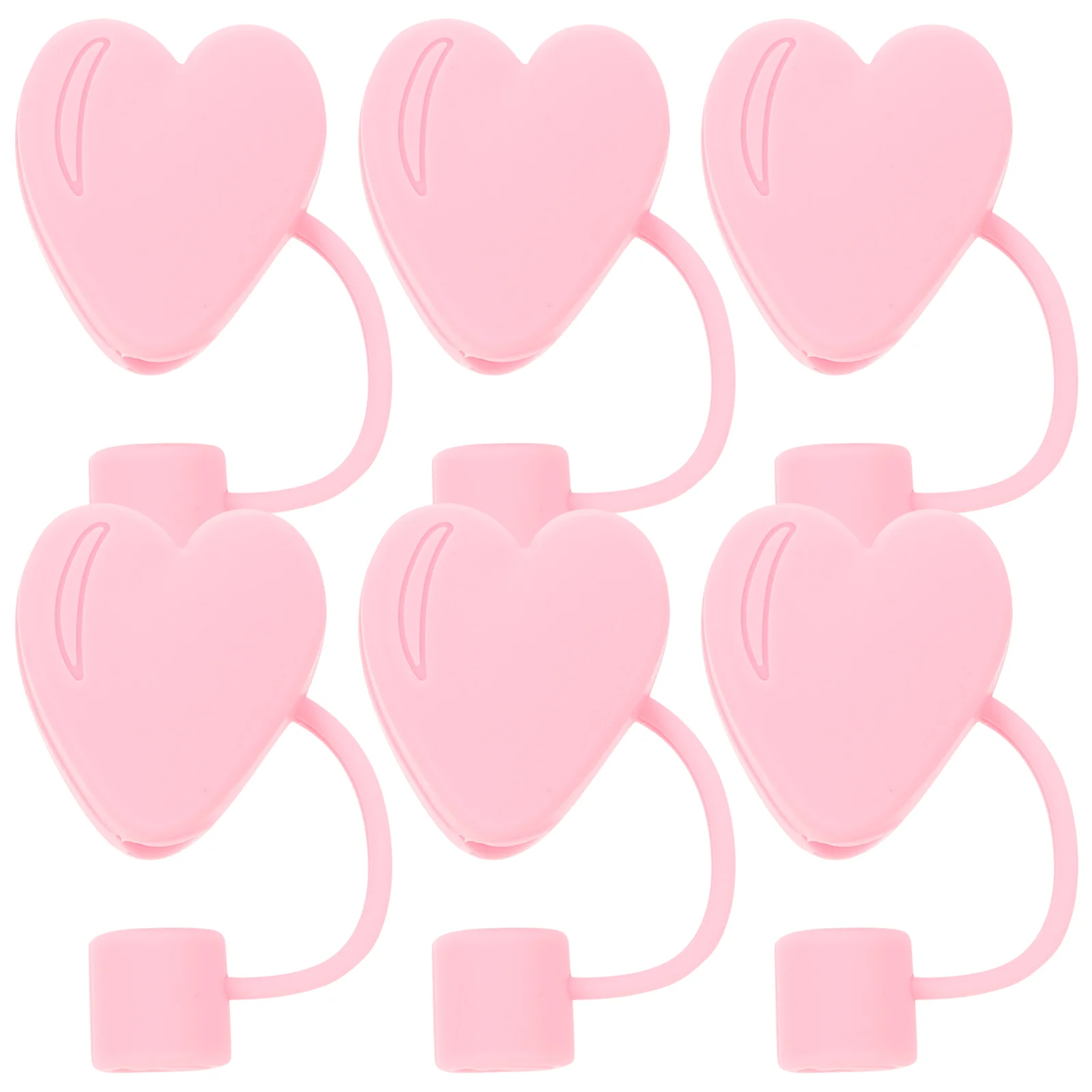 

Cartoon Silicone Straw Tips Drinking Dust Cap Splash Proof Plugs Cover 6-8mm Straw Sealing Tools Cup Accessories