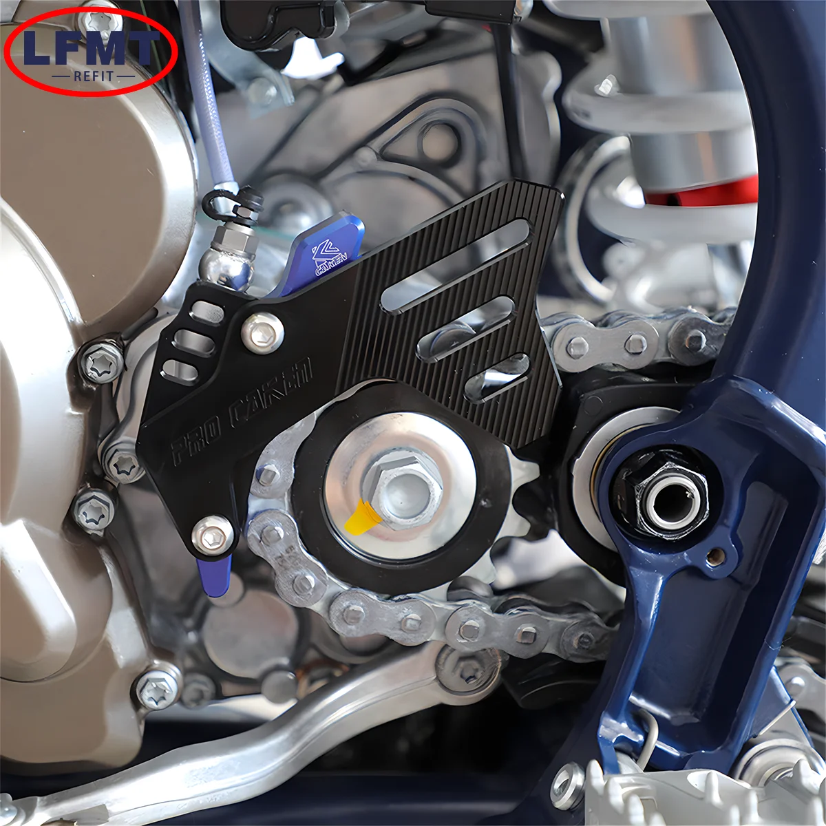 Motorräder Kettenrad Abdeckung Fall Saver Schutz Schutz Für KTM EXC XC XCF SX SXF XCW Husqvarna TC TE FC FE TX FX 250 300 350 teile – Detail 1