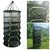 Folding Dry Rack 6 Layers Drying Net for Herbs Hanging Basket Dryer Bag Mesh Herb Drying Net for Flowers Buds Plants Organizer 2