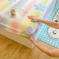 Bonenjoy Soft Fitted Sheet Printed Bed Cover Breathable Mattress Protector Bed Linen простынь на резинке (Pillowcase Need Order) 2