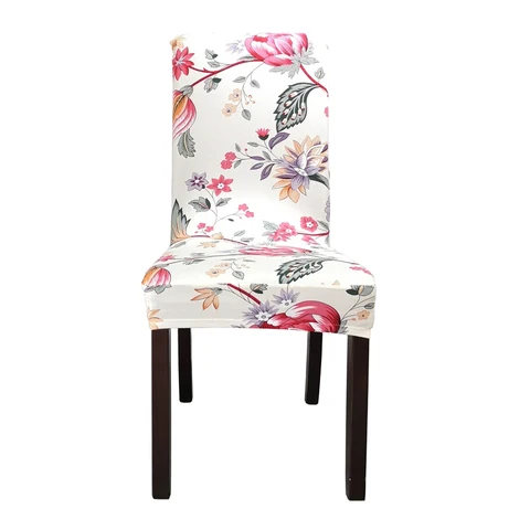 Chair Covers for Dining Room Printed Stretchable Dining Chair Slipcover Washable Removable for Kitchen Hotel,Restaurant