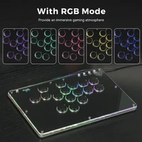 Haute42 T16-Texture Stickless Arcade Stick Controller Hitbox Leverless Controller For PC/PS4/PS5/Switch Arcade Hitbox Keyboard - Image 6