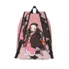Demon Slayer Nezuko Kamado Backpack for Kindergarten Primary School Student Bookbag Daypack Sports 3