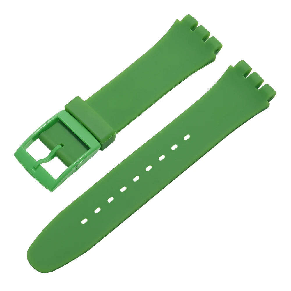 Colorful Silicone Sports Watch Strap - Durable Rubber Replacement Band