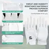 Golf Gloves Men Right Handed Golfer Mens Glove RainGrip Hot Wet Weather Value 1 Pack,All Weather in S M M/L L XL 2