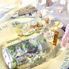 1Roll Time PET Tape  Adhesives Material Scrapbook Holiday Outing Picnic Romantic Bathing In The Sun Background Fasteners60mm*2m 4