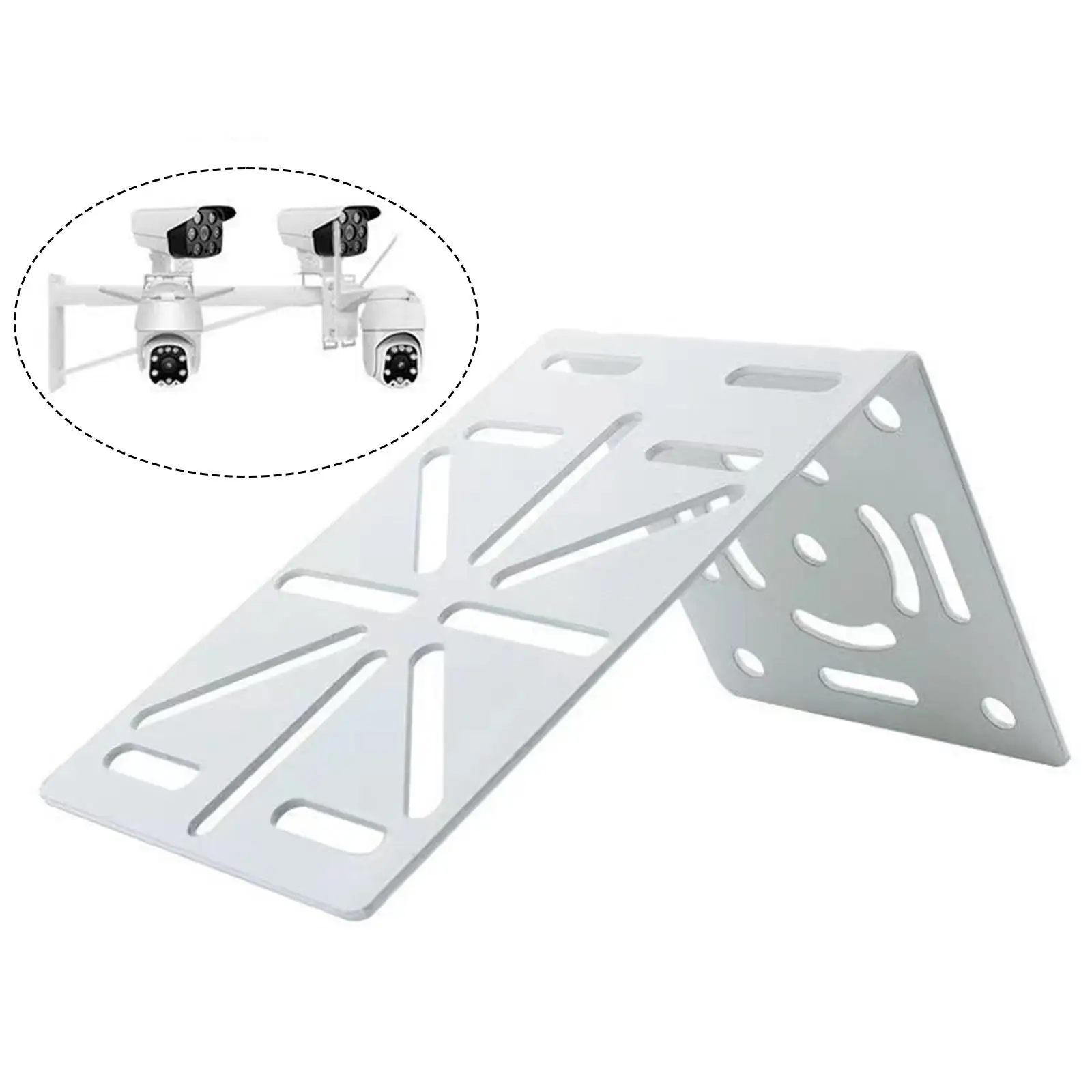Security Camera Mount Adapter Rack CCTV Cameras Support L Shaped Bracket For Indoor Surveillance Garden Patio Shop security camera stand camera holder stand camera holder security wall mount bracket security camera bracket camera mount panel camera mounting base security camera mount scope adapter mount