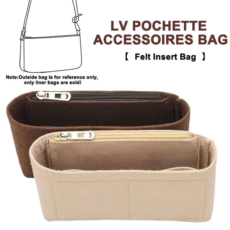Evertoner Per Accessori Per Pochette Lv Borsa Grande Inserto Organizer Borsa Interna Borsa Portatile Organizzatore Per Il Trucco