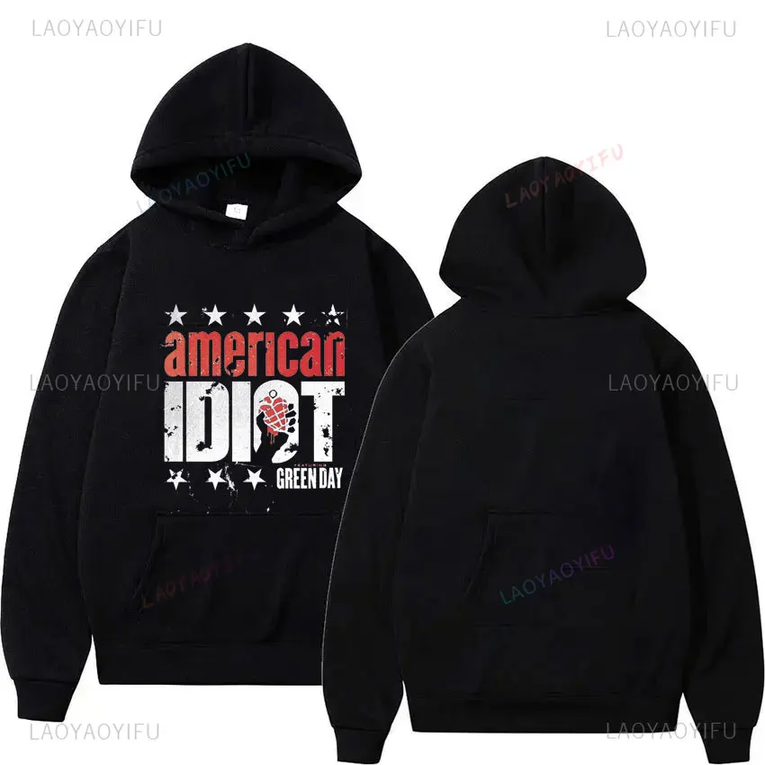 Linen Upholstered Furniture American Idiot Band Hoodie - Official