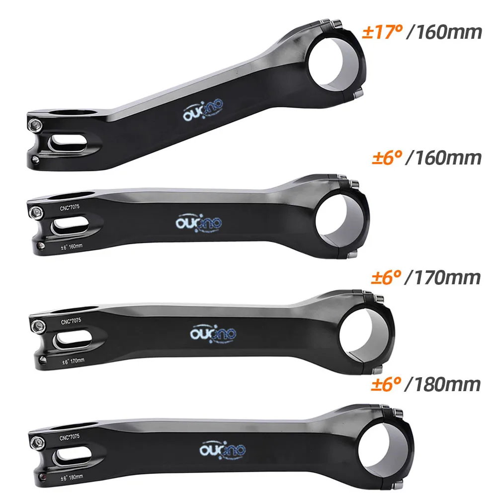 7075 180mm ステム OUO CNC Stem 7075 Aluminum Mtb Bike Table Takeaway 31.8 Long