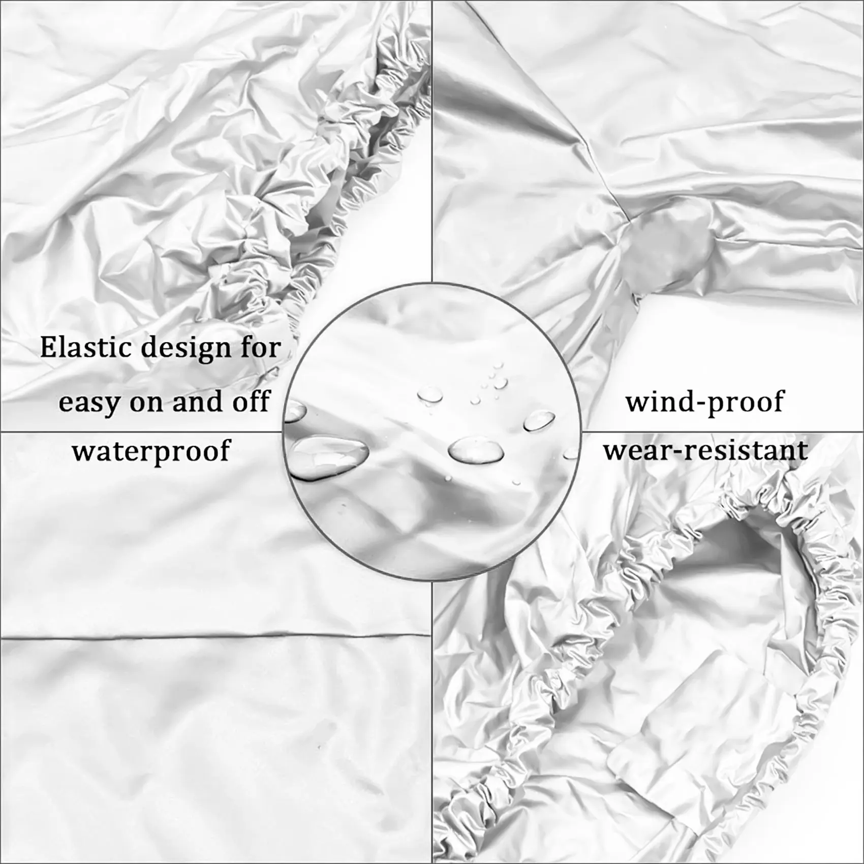 

Heavy Duty Fitness Weight Loss Sweat Sauna Suit Exercise Gym Anti-Rip Silver L