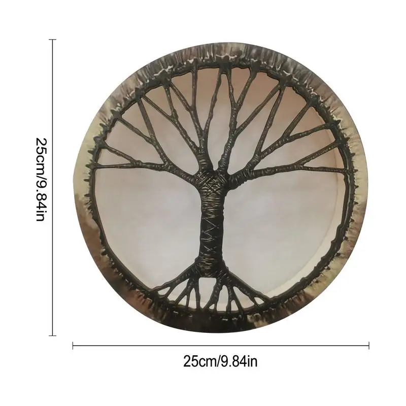 Leather Shaman Durm Spirit Music Handmade Drum Creative Music Instrument Handmade Craft Ornament Exquisite Home Decoration Drum musical percussion instruments