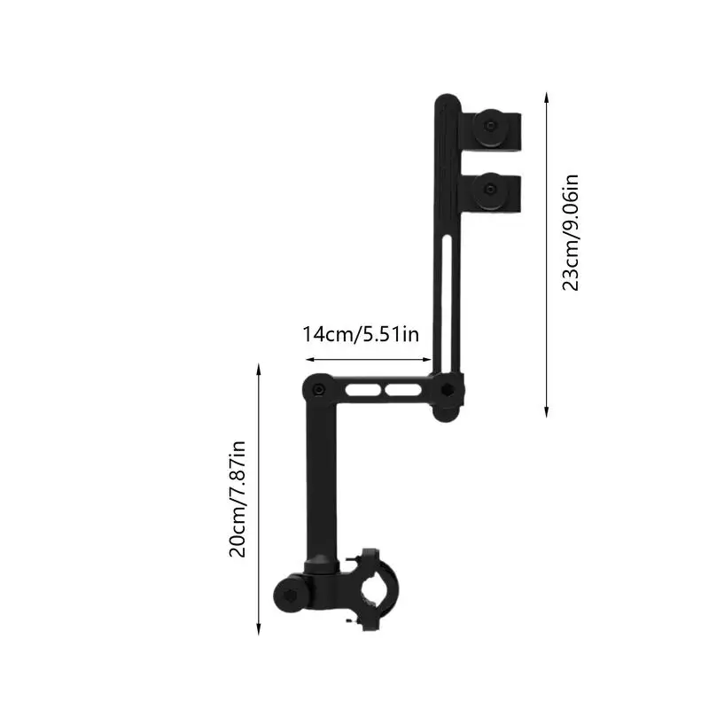 Stroller Umbrella Attachment Adjustable Stroller Umbrella Holder Multifunctional Golf Cart Holder Handle Bar Mounted