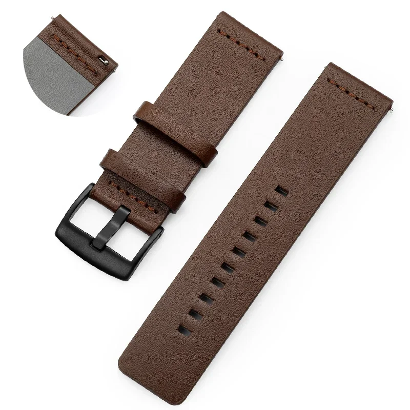 Italien Öl Leder Armband Quick Release Uhr Band Handgelenk Strap