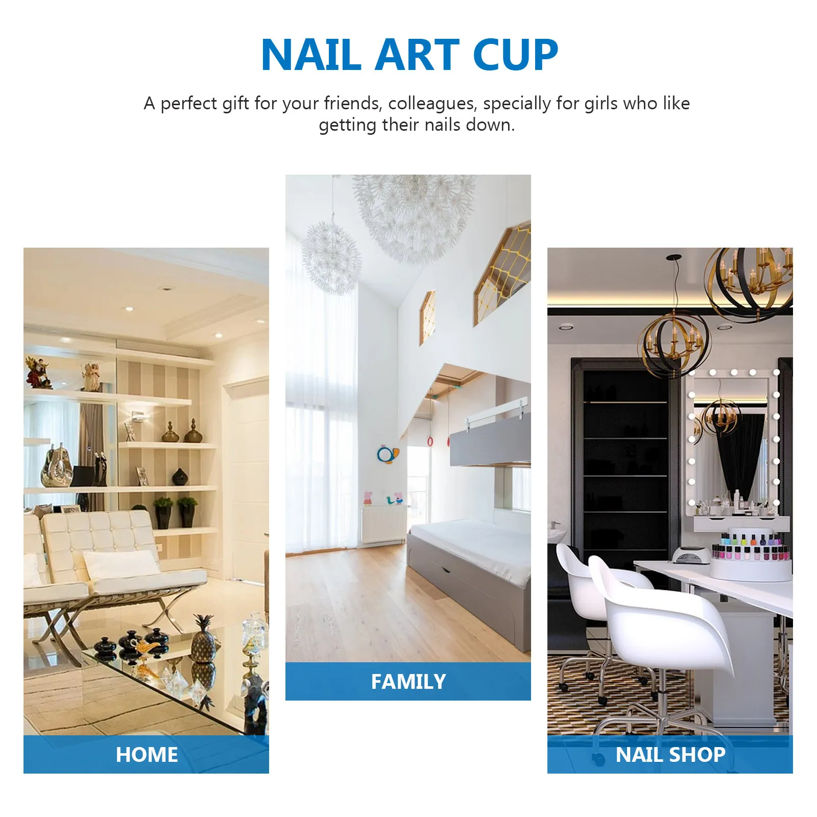 1Pcs 네일 아트 리퀴드 컵 네일 파우더 믹싱을위한 투명 크리스탈 컨테이너 매니큐어 도구 홈 살롱 사용 매니큐어 리퀴드 컵