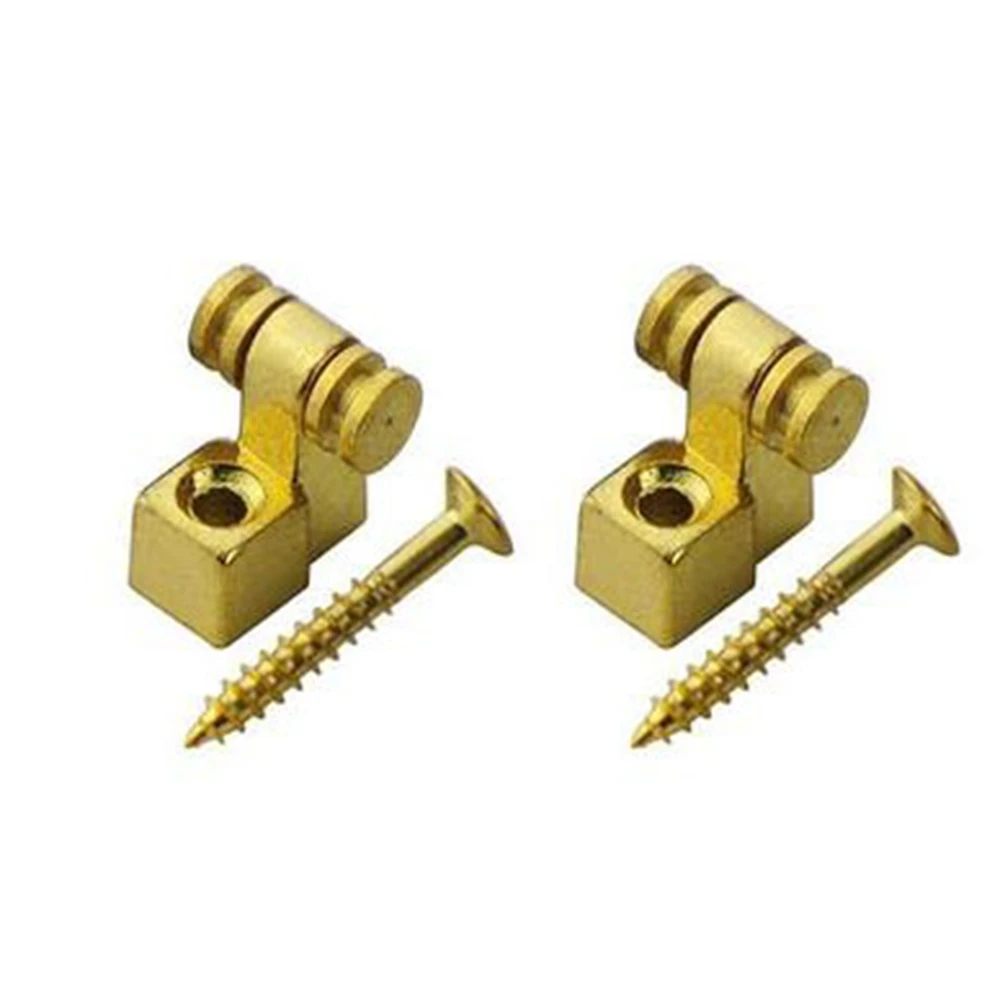 Description Picture 5 of itemElectric Guitar Chrome Roller String Trees Retainer Mounting Tree Guide Silver Black Gold 3 Colors