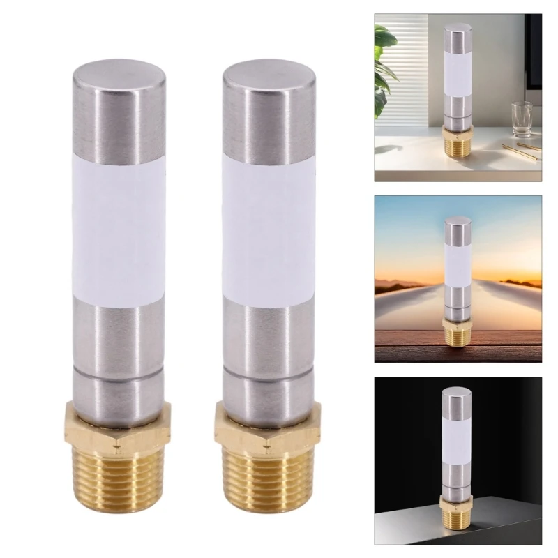 2Pcs Water Hammer Arrestor Washing Machine Dishwasher Pipe Noise Stop 1/2inch Thread Washer Hammer Arrestor Easy to Use