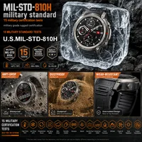 Nouvelle Montre Connectée Tout-Terrain 2026 avec Carte GPS Précise Hors Ligne, Boussole GPS Intégrée, Étanchéité 5ATM, Appel Bluetooth pour Hommes 5