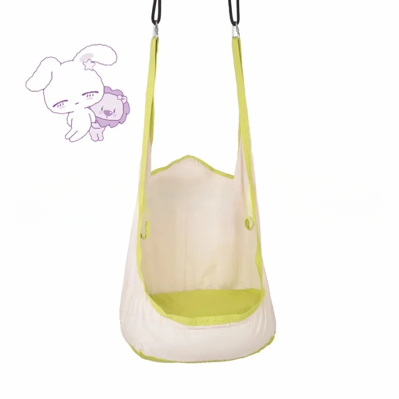 Swings for Room Indoor / Outdoor Children Kids Adults Garden Porch Dormitory Hammock Hanging Chair Frog Pod Swings Seat Portable