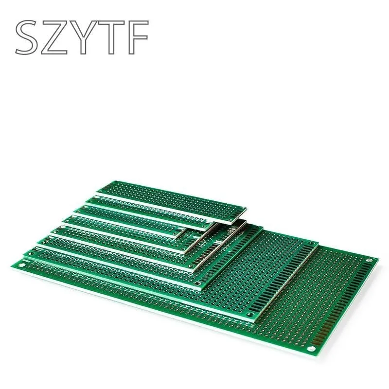 2x8 3x7 4x6 5x7 6x8 7x9 8x12 9x15cm Green PCB Dual Panel Board DIY Universal Prototype Board Protoboard Kit