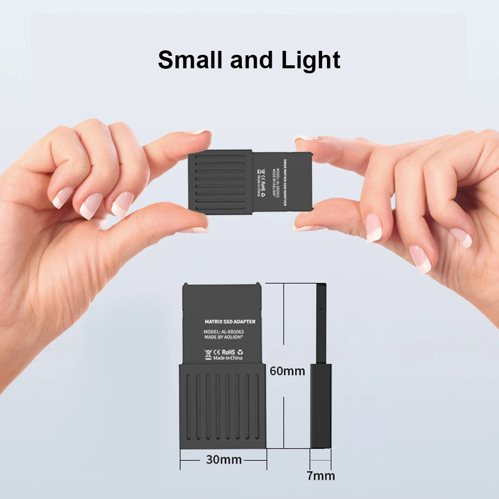 For Xbox Series X/S External Console Hard Conversion Box Drive Conversion Box M.2 NVME 2230 SSD Expansion Storage Card Case