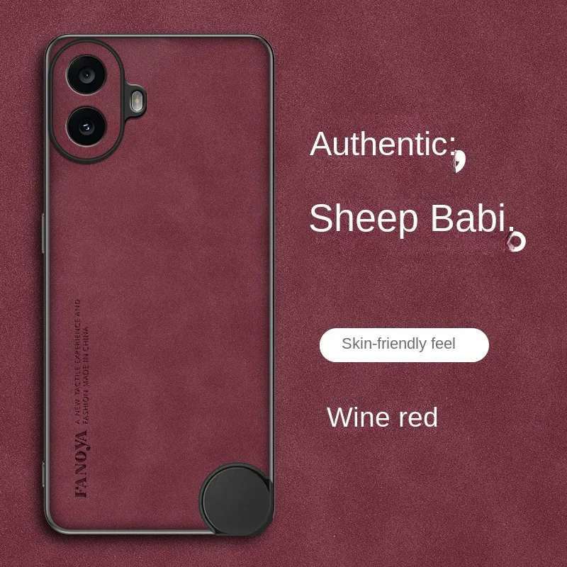 CMF Shockproof PU Leather Skin Hard Cover with Silicone Bumper