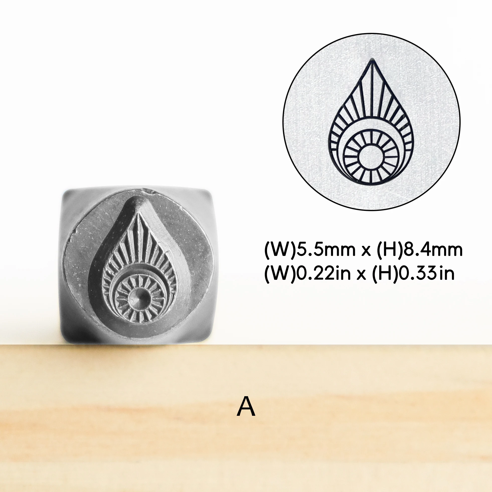 금속 스탬프, 금속 디자인 보헤미안 스탬프, 금속 스탬프 쥬얼리, 금속 스탬핑 도구(8.3MM)
