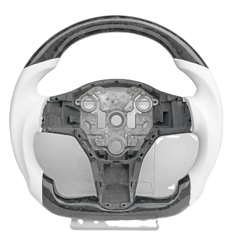 

Wholesale In Stock Carbon Fiber Steering Wheel Compatible With Teslas Model 3 Teslas Model Y Custom Car Steering Wheel